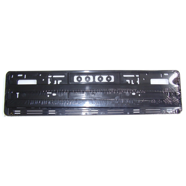 Podložky pod ŠPZ - plastová, čierna (2ks)