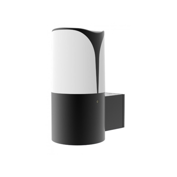 Svietidlo nástenné záhradné LED_max.2x50W_IP44_230V_90x154x298mm_čierne-ORINS