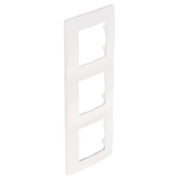 LEGRAND NILOÉ - Rámik vodorovný_BIELY_Trojnásobný
