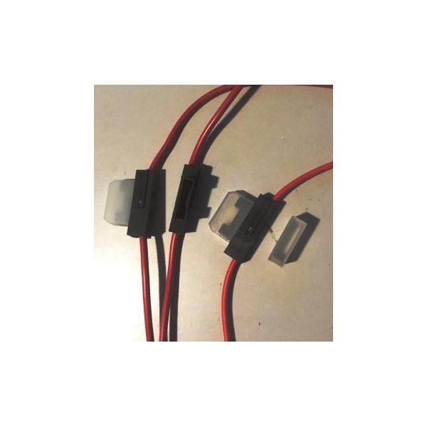 Púzdro poistkové - Nožová poistka KLASIK + káble 2x 13cm / 2,5mm2 (20A)