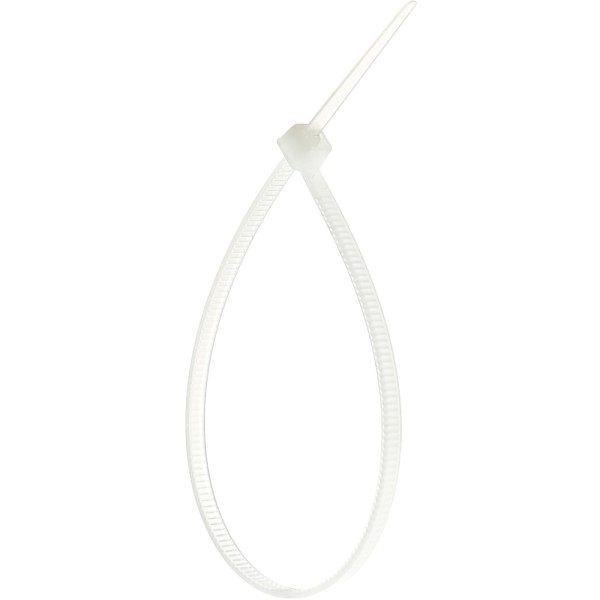 Pásky viazacie - 200mm / 3,5mm - Biele / 100ks - RETLUX RCT 009