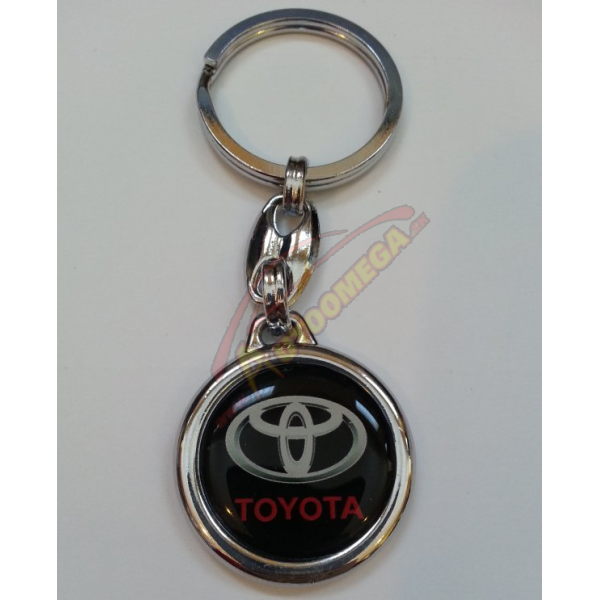 Prívesok na kľúče - TOYOTA - Čierny