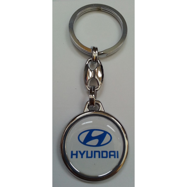 Prívesok na kľúče - HYUNDAI - Modrý