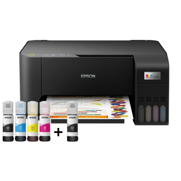 Tlačiareň - EPSON atramentová, multifunkčná, ecoTANK, A4, USB - L3210
