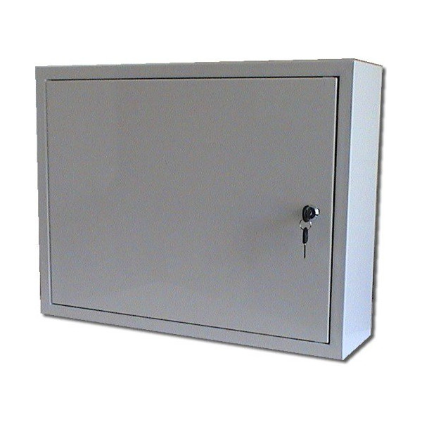 Skriňa kovová NADomietková uzamykateľná 520x400x180mm s plechovou platňou a vetiláciou - TPR-7