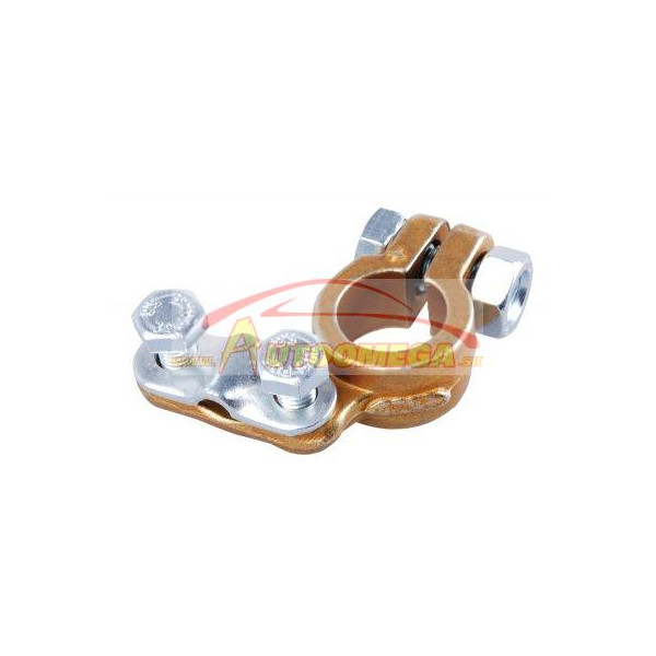 Svorka na autobatériu (+) kontakt - 19mm, mosadzná - 5133