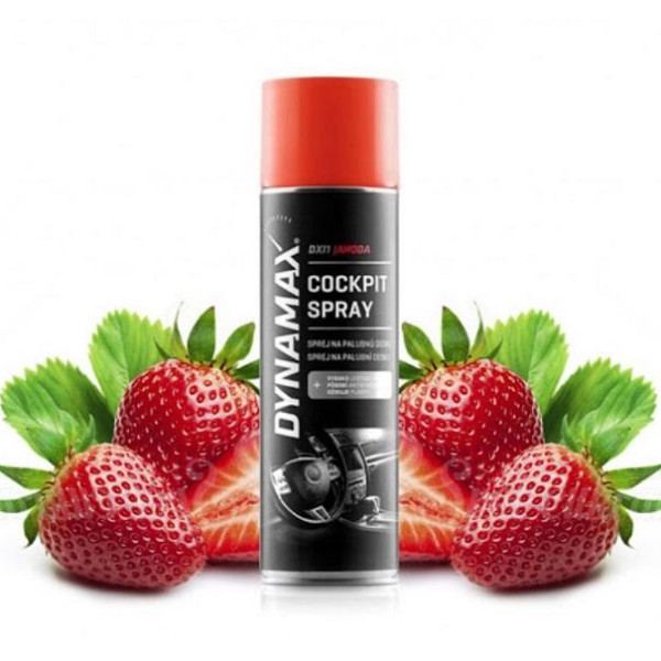 Cockpit sprej na interiér vozidla - Jahoda - DYNAMAX DXI1 - 500ml