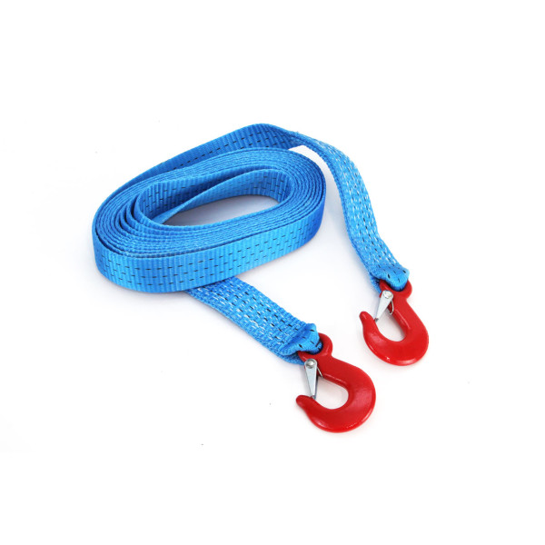 Lano ťažné do 4500kg - Tažný popruh s hákmi_5m