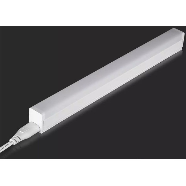 SVIETIDLO POZDĹŽNE 230VAC - 60cm LED BIELA 3000K; 7W/630lm/120°; IP20; 567x36x24mm s vypínačom - VT-065