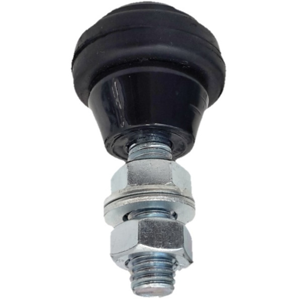 Pohon na posuvnú bránu_Koliesko_Plast_S gumovým prstencom_Čierne_43mm