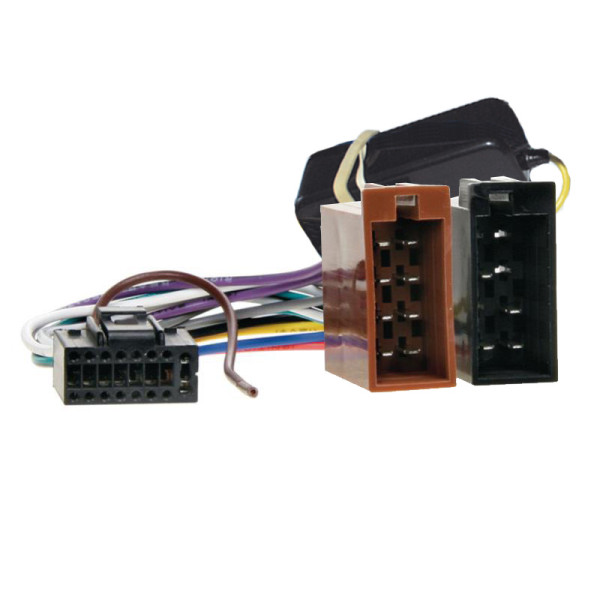 ISO redukcia na autorádio - JVC, KENWOOD_16-PIN (21,8 x 9,5 mm) s odrušovacím filtrom