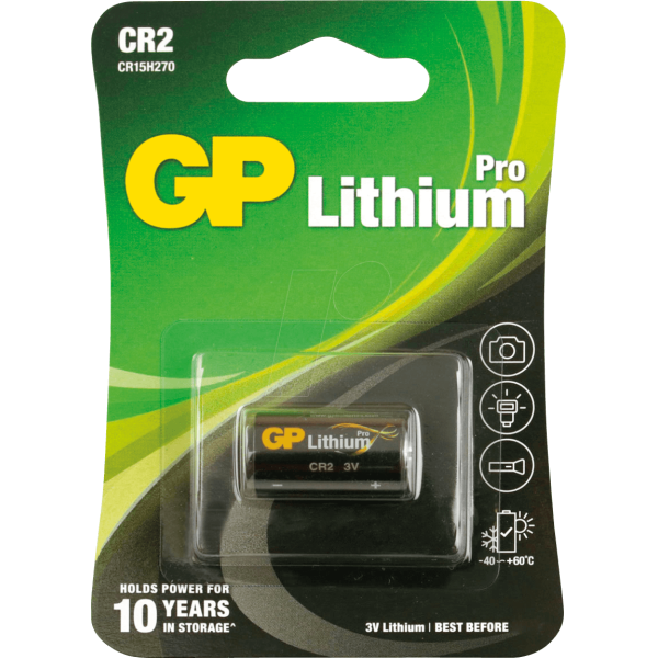 Batéria CR2_3V_16x27mm - GP (Lithium)