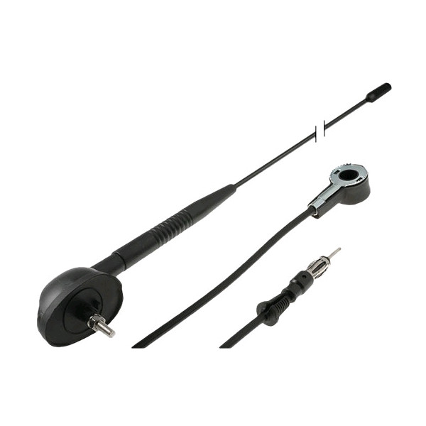 Autoanténa strešná_DIN_0-50°_43cm_2m_51x35mm do otvoru 10mm pre ALFA, FIAT, LANCIA, UNI - SUNKER A2