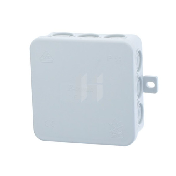 Krabica rozvodná s krytom_85x85x40mm_IP54 - E 113