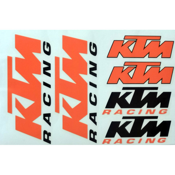 Nálepka - Na motorku KTM set