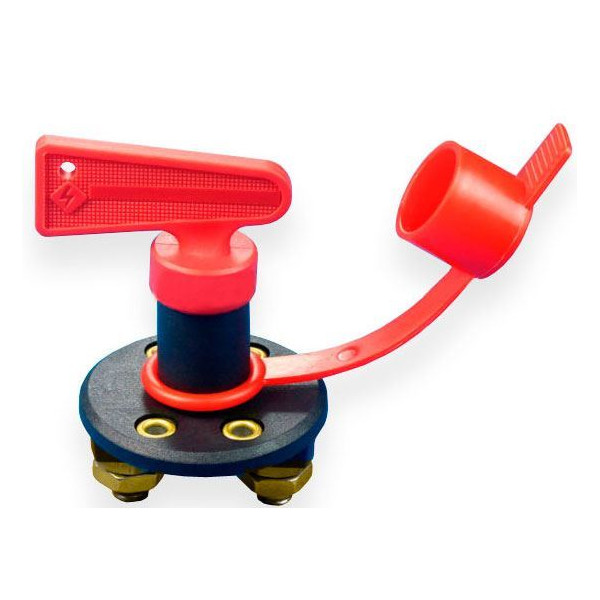 Odpojovač batérie 2-pólový_M10_32VDC_max.100A - odnímateľná páčka