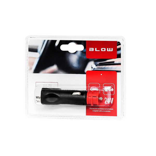 Autozapaľovač - Konektor montážny HQ 12/24V/10A s poistkou - BLOW