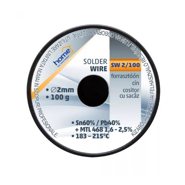 Cín 2,0mm - 100gr - SMA