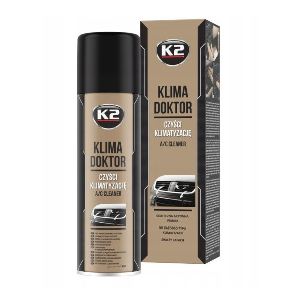 Čistič klimatizácie v spreji s hadičkou_500ml - K2 PRO KLIMA DOKTOR