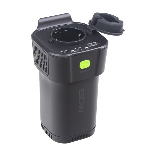 Invertor - 10-15V DC / 230V AC - 150W + USB+2xUSB-C