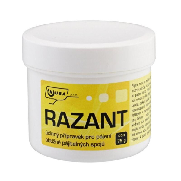 Spájkovacia pasta - 75g_RAZANT na spájkovanie obtiažných spojov