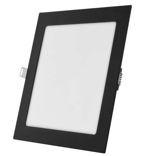Svietidlo - Panel LED 225×225mm_vstavaný_3000/4000K_18W_1600lm_120°_IP 20_čierny rám - ZD2343