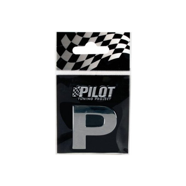 Nálepka - Abeceda PILOT rovná (P) 30x30x4mm – 07876