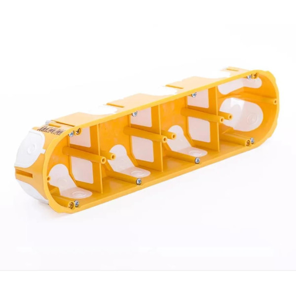 Krabica inštalačná pre duté steny 4-násobná 280/68x50mm_max 400V_Na-okrová - KOPOS KPL 64-50/4LD