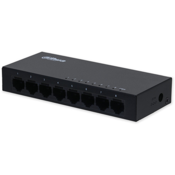 SWITCH 8-port_10/100/1000Mbps - DAHUA PFS3010-8GT-V2_134x22x56mm