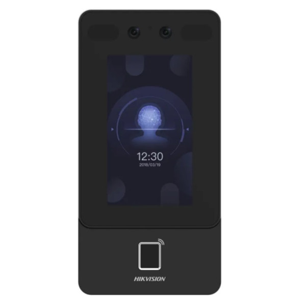 VRÁTNIK - HIKVISION IP_Dverná jednotka s detekciou tváre a odtlačkov, kariet_1x Tlačidlo_2MPx_12V_IP65 - DS-K1T342MFWX-E1