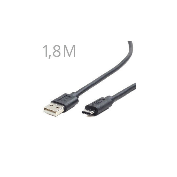 Kábel - USB konektor / Micro USB-C konektor_1,8 m - GEMBIRD