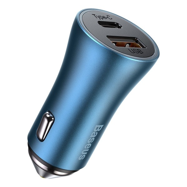 Autonabíjačka - USB/ USB-C zdierka_12/24V DC_5V/3A_Quick Charge 4.0_PD_SCP - BASEUS
