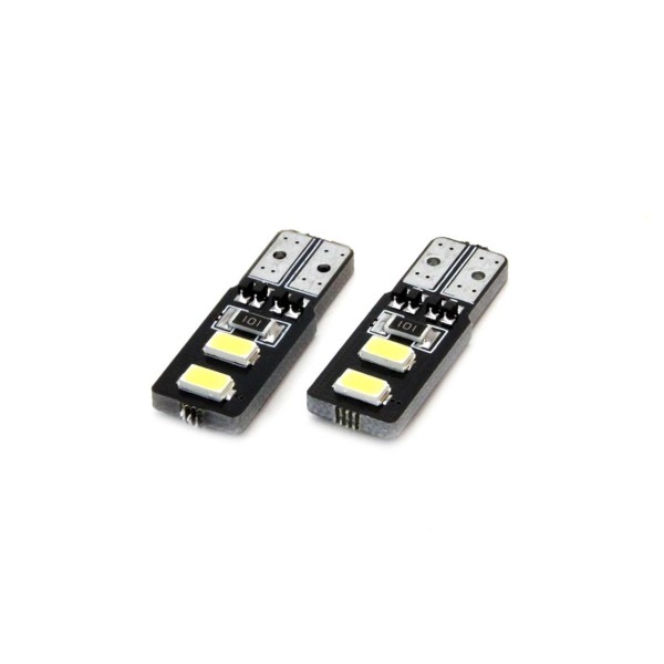 Autožiarovka 12V - W5W/T10_BIELA LED_CAN_4x SMD 5730 (2ks)