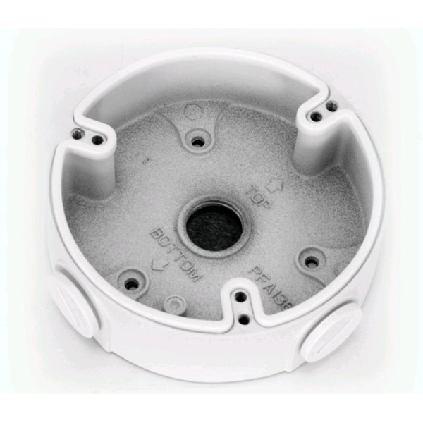 CCTV - Držiak kamery/Montážna podložka ø110x32mm_BIELA - PFA136