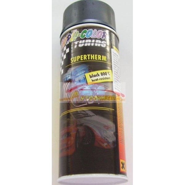 Farba - Supertherm do 800°C Čierna - 400ml sprej