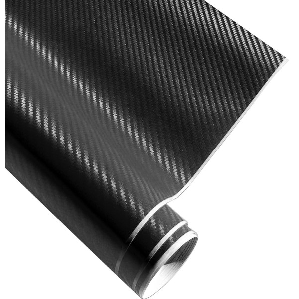 Fólia karbónová 3D - nalepovacia - 1 x 1,52 m - čierna