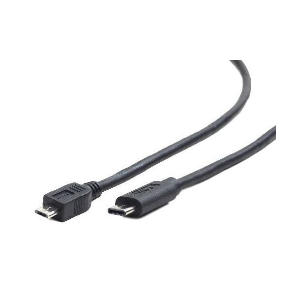 Kábel - Micro USB / Micro USB-C konektor_USB 2.0_36W_1,8m - GEMBIRD