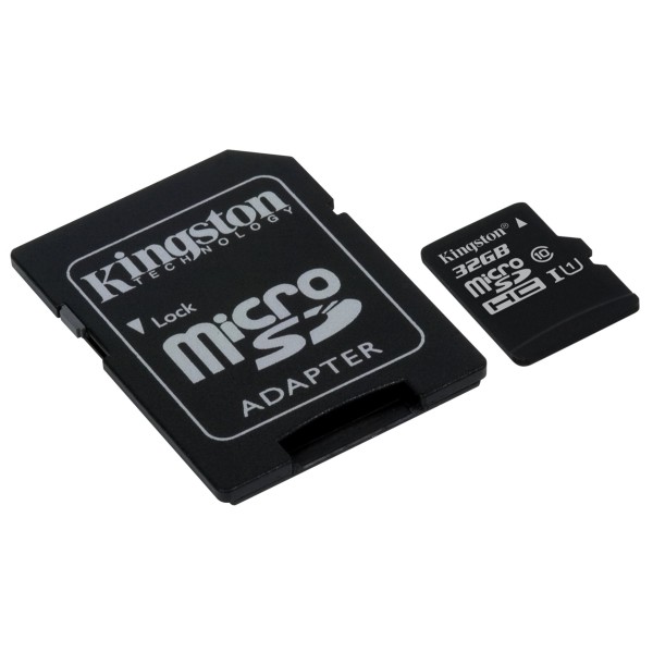 Karta pamäťová SDHC Micro - 32GB - Kingston Canvas SELECT Plus_100 MB/s, UHS-I Trieda + adaptér SD