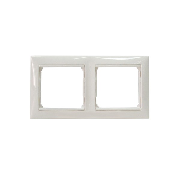 LEGRAND VALENA - Rámik vodorovný_BIELY_Dvojnásobný - 774452