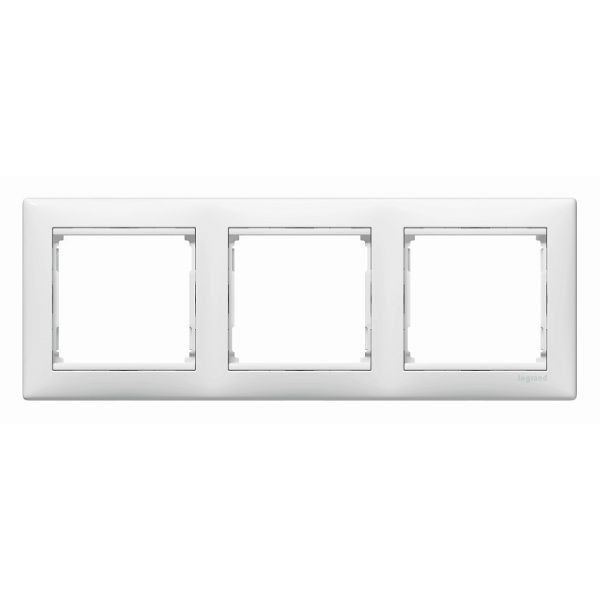 LEGRAND VALENA - Rámik vodorovný_BIELY_Trojnásobný - 774453