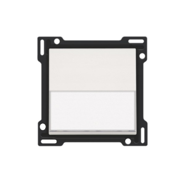 NIKO - Kryt stredový pre tlačidlo_Biely_S popisným štítkom 101-60905