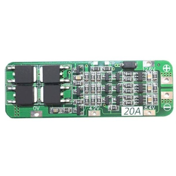 Ochranný obvod a balancér_3 x Li-Ion 18650_20A