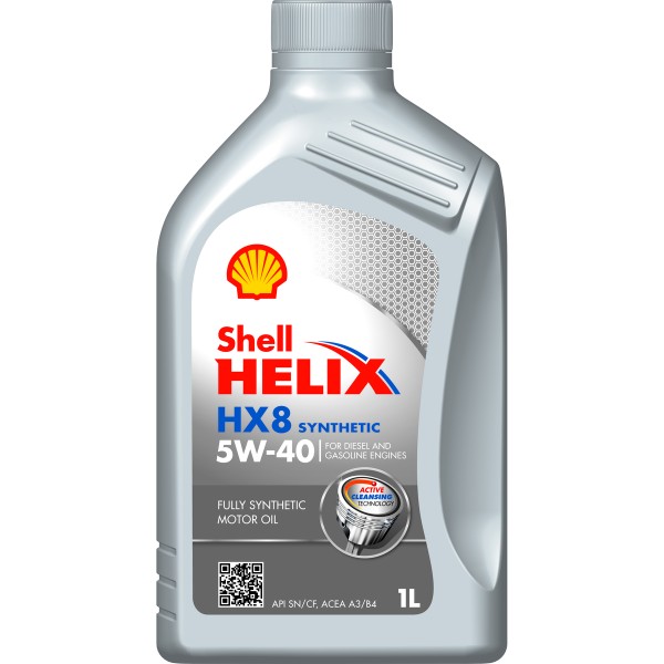 Olej motorový 5W40 - SHELL Helix HX8 Synthetic - 1L