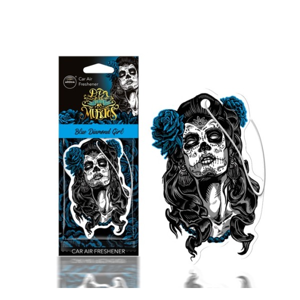 Osviežovač - AROMA - DIA DE LOS MUERTOS Blue Diamond Girl - stromček