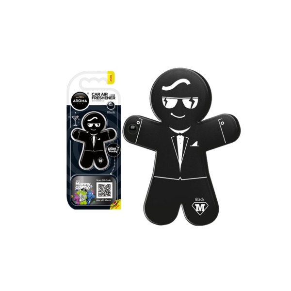 Osviežovač vzduchu - AROMA CAR MANNY - Black