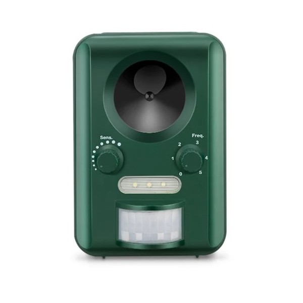 Prístroj na plašenie škodcov_Solárny_6V/8mA_3xAA/800mA_80 dB_13,5-23,5 kHz_do 8m_130x90x47mm - GETI  GPR150