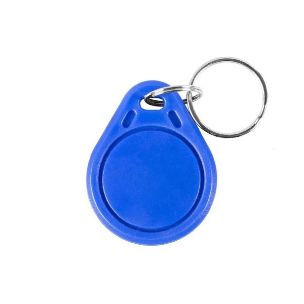 Prístupový identifikátor RFID kľúčenka 13,56MHZ_IP67_41×32×3,5 mm - Mifare (modrá)