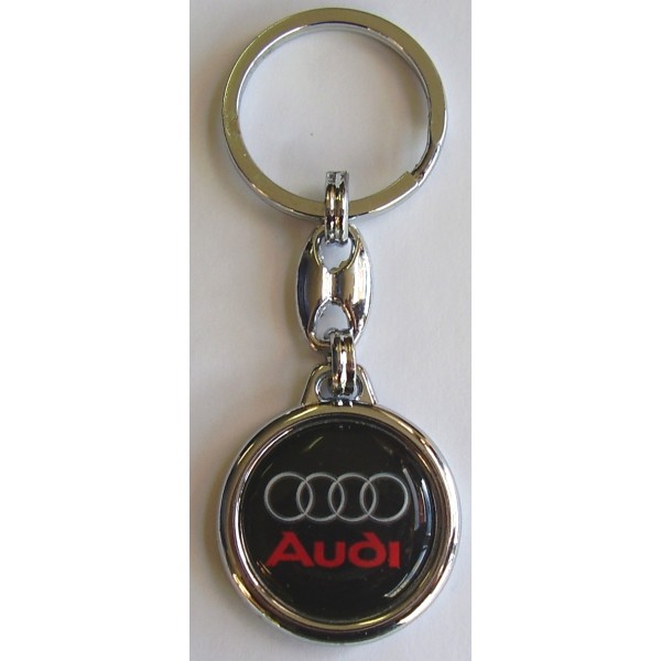 Prívesok na kľúče - AUDI - Čierny