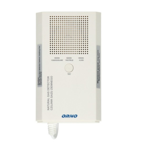 Snímač úniku horľavých plynov - ORNO 632_230V_85dB