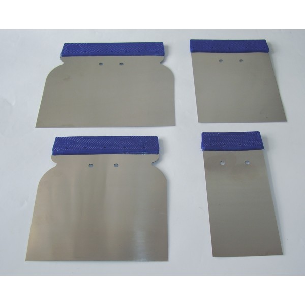 Špachtle - sada 4ks kovových špachtlí